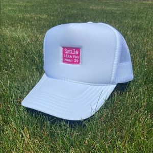 “Smile Like You Mean It” Trucker Hat